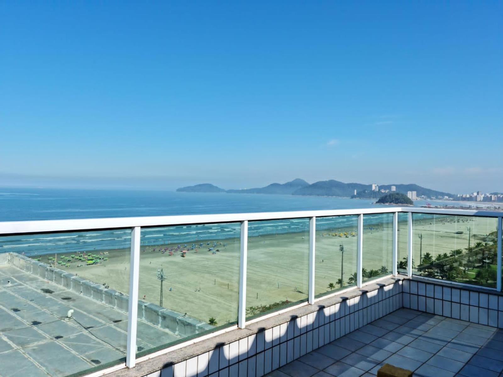 Vista Mar Na Praia Do Gonzaga Santos  Exterior photo